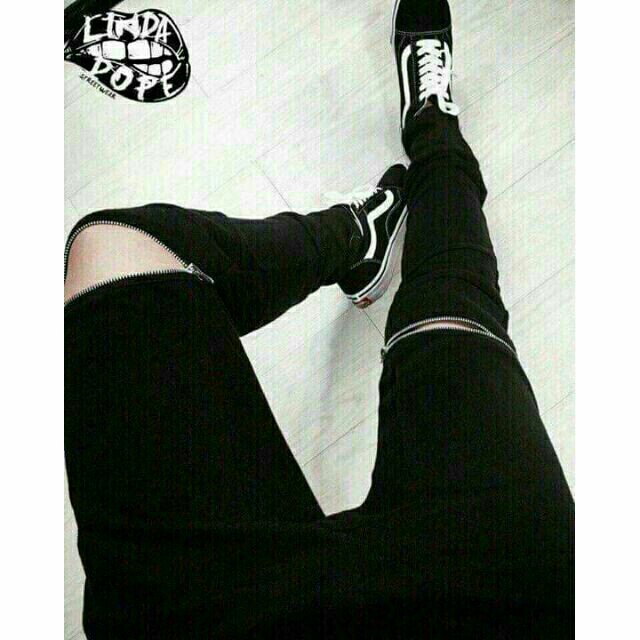 Quần Jogger kaki khóa zip (nam/nữ)