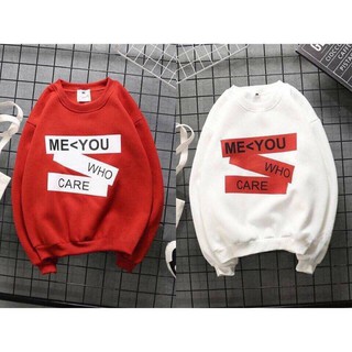 Áo Sweater Cổ Tròn In Hình Dễ Thương [Áo loại 1]