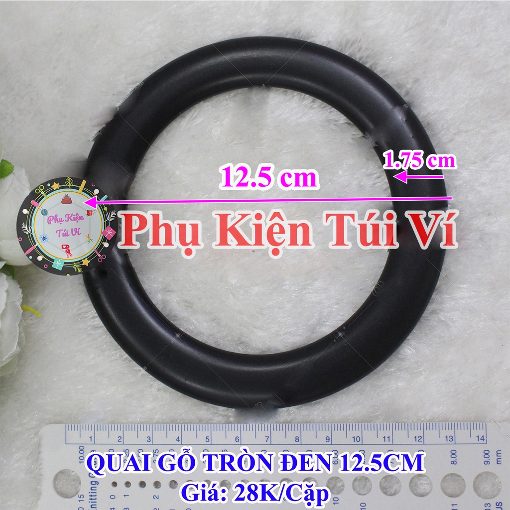 Quai tròn gỗ 12,5cm và 13.5cm (32k/cặp/size)