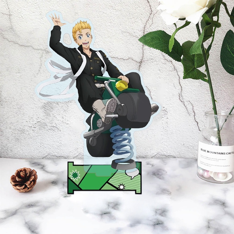 Mô hình nhân vật anime Tokyo Revengers bằng acrylic có giá đỡ để bàn trang trí