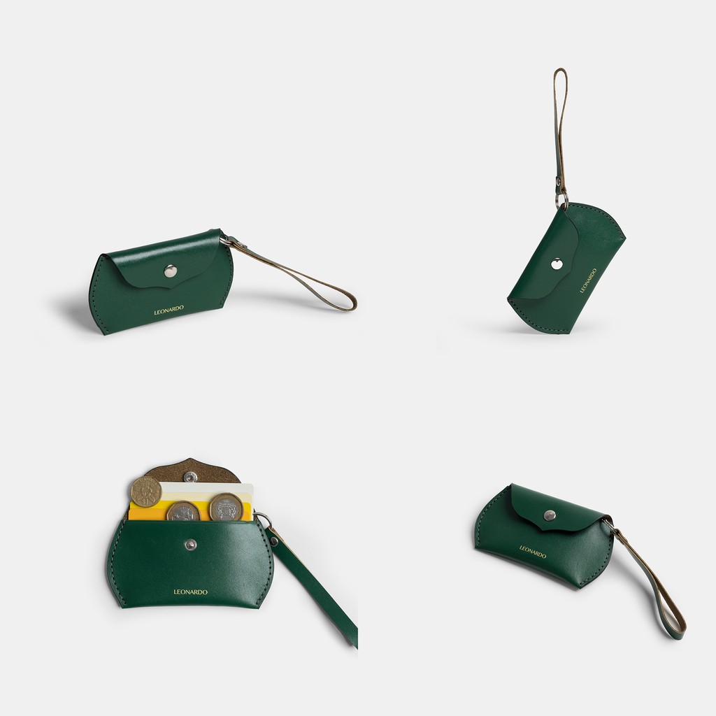 Ví nữ Card Layla da Nappa nhập khẩu thương hiệu Leonardo | BigBuy360 - bigbuy360.vn