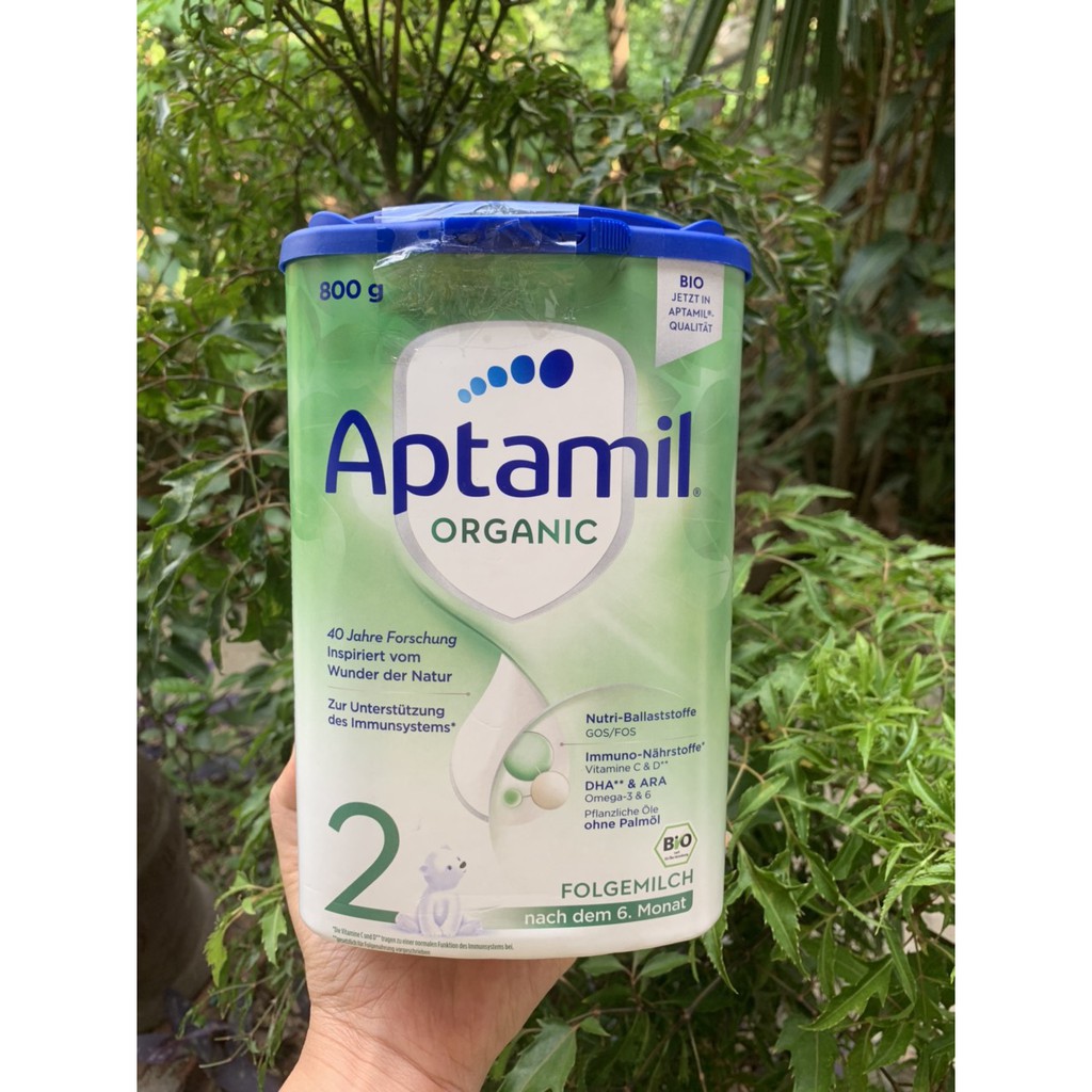 Sữa Aptamil Đức, Sữa Organic Nội Địa Đức Hộp Giấy 800g Đủ Số Pe,1, 2 Hàng Bay Aircargo Date Xa