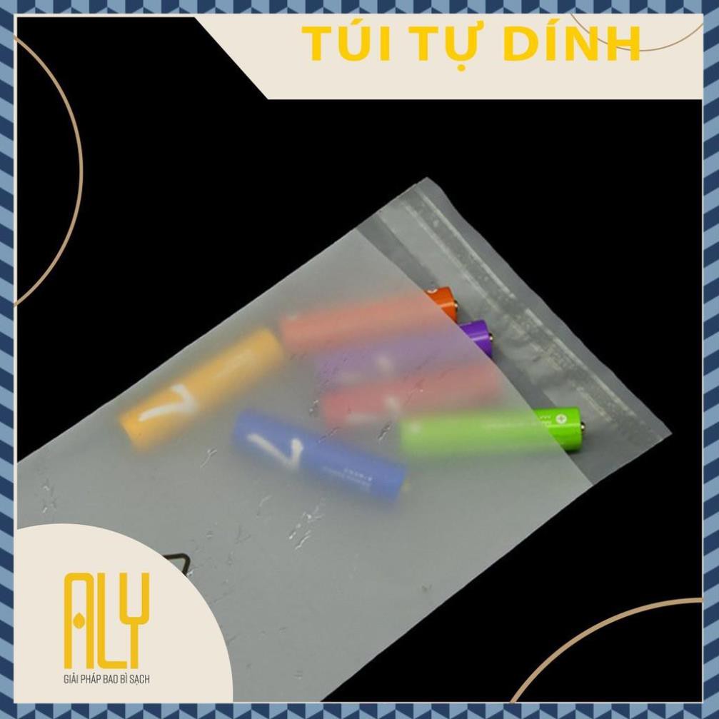 Túi opp dán miệng đóng quần áo, túi opp băng keo loại mờ đóng quần áo đủ size cho shop thời trang _ ALY
