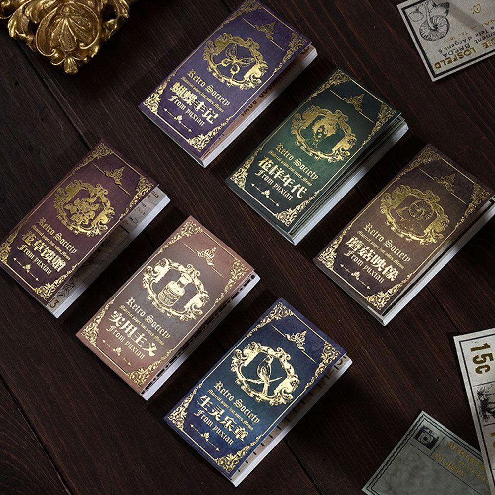 PISTA Sổ Ghi Chú Thiết Kế Phong Cách Retro Tiện Dụng