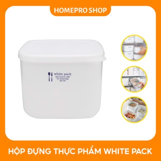 Hộp nhựa đựng thực phẩm white pack hàng Nhật