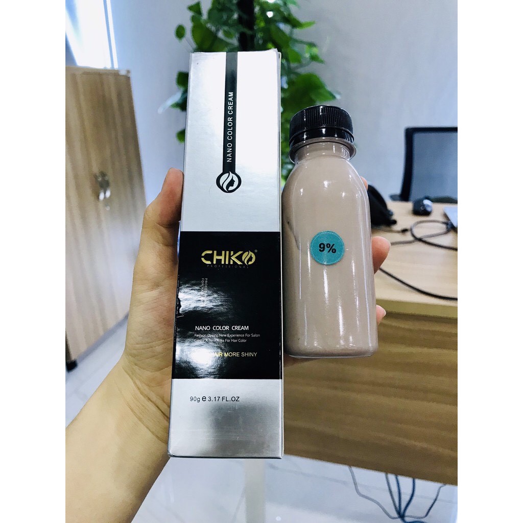 Thuốc nhuộm tóc Chiko màu Tím Đen (5.2) không tẩy + TẶNG kèm trợ nhuộm 100ml | BigBuy360 - bigbuy360.vn