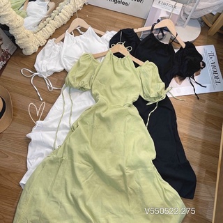 Váy xoè ôm eo hàng thiết kế ảnh thật