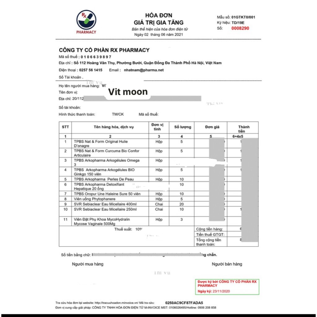 Tinh dầu hoa anh thảo Nat & Form Original Hulie D’onagre Pháp - Vịt moon | Thế Giới Skin Care