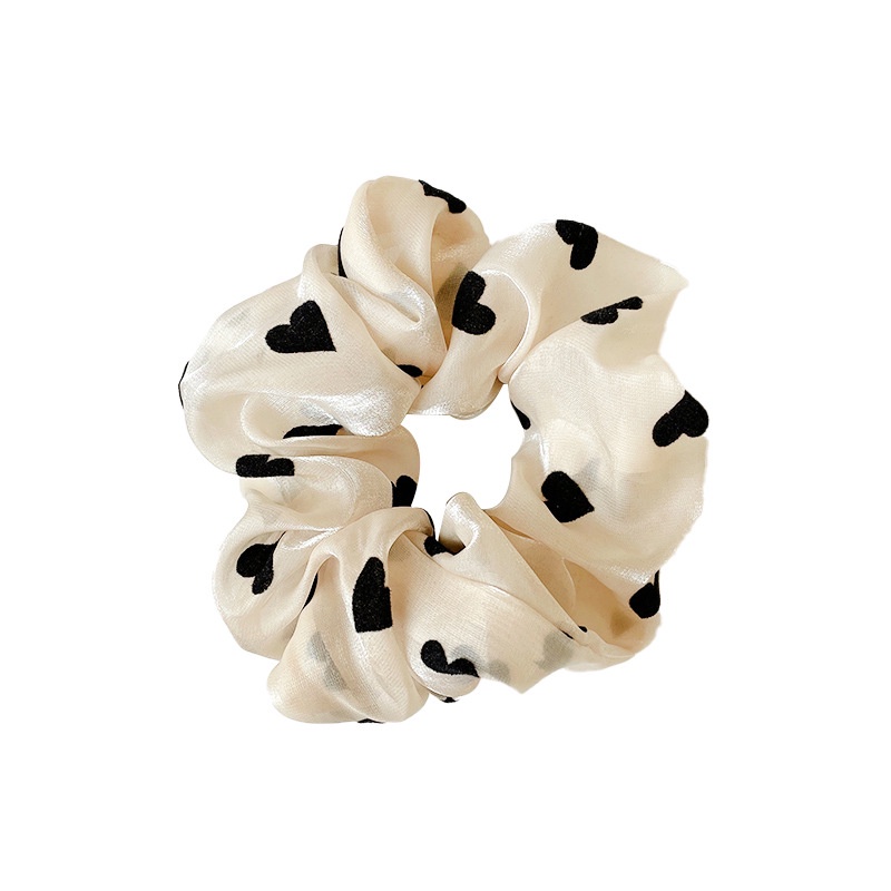 Dây cột tóc vải lưới bông hoa