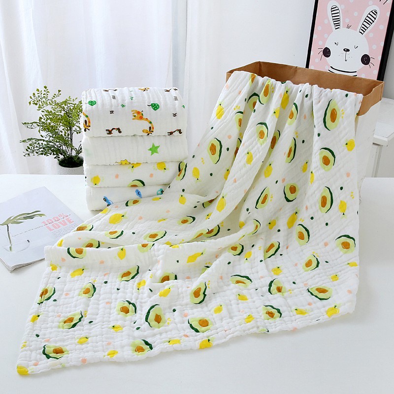 Khăn tắm xô 6 lớp siêu thấm hút cho bé