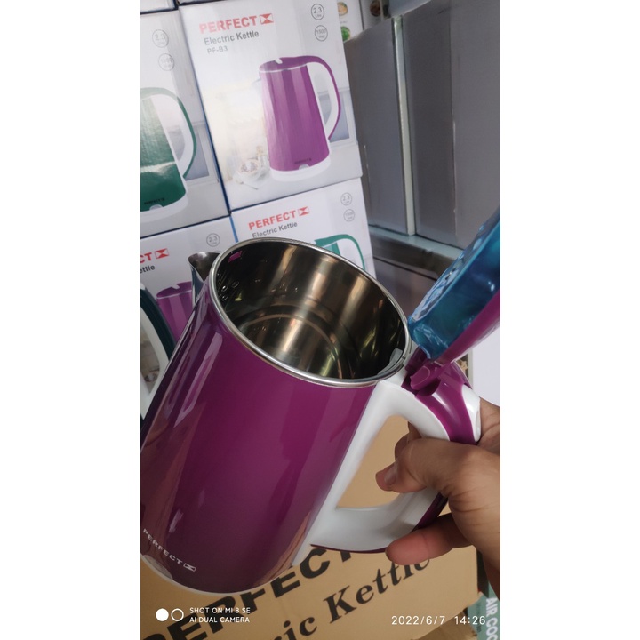 Ấm Đun Siêu Tốc 2 Lớp Ruột Inox Cao Cấp Chính Hãng SunHouse