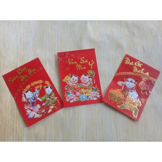Bao lì xì tết 2021 (1 túi 6 bao lì xì)