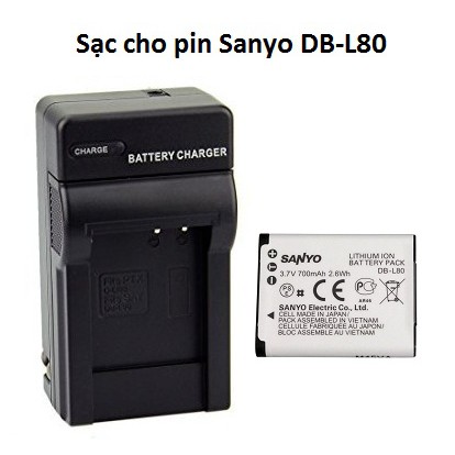 Sạc cho pin Sanyo DB-L80