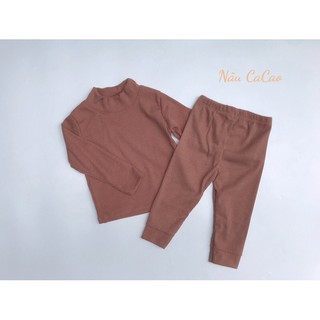 Bộ Len gân cổ cao