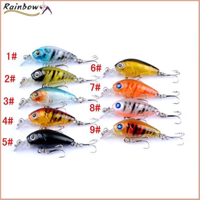 Mồi Giả Câu Cá Bằng Nhựa Cứng 4.5Cm / 4g