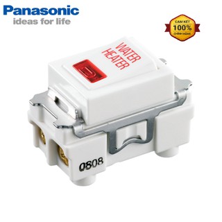 Công tắc D, có đèn báo (DÙNG CHO MÁY NƯỚC NÓNG) khi OFF dòng Full Color Panasonic - WNG5343W-761