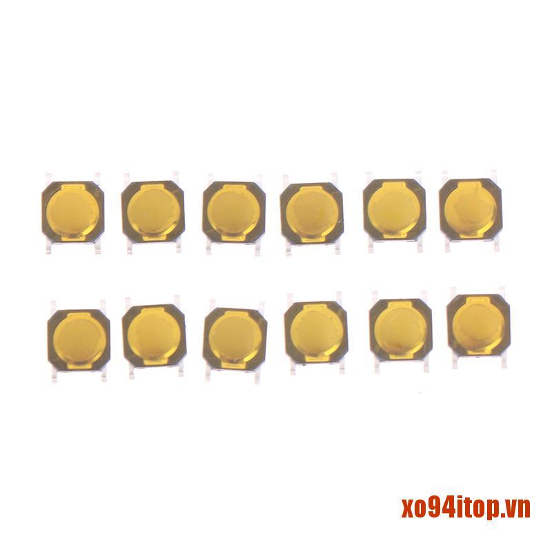 XOTOP 1000Pcs Touch Switch 4*4*0.8mm 4PIN Metal Tactile Micro SMT Push Button Sw