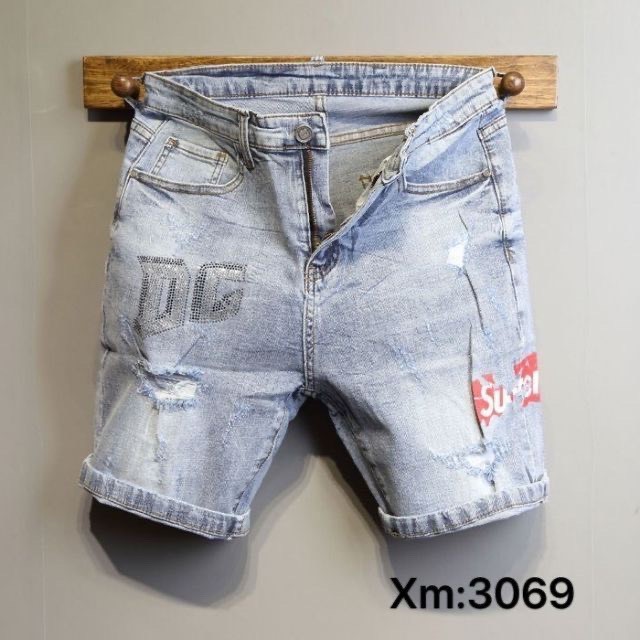 Quần short Jean nam co giãn hình thật <3 | BigBuy360 - bigbuy360.vn