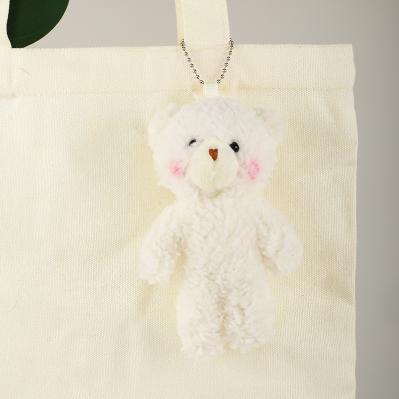 Móc Khóa Thỏ / Gấu Bông Mini Mềm Mại Đáng Yêu