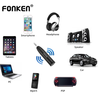 Bộ Thu Bluetooth FONKEN 5.0 Đầu Nối 3.5mm Cho Âm Thanh Aux Xe Hơi Tai Ngh thumbnail