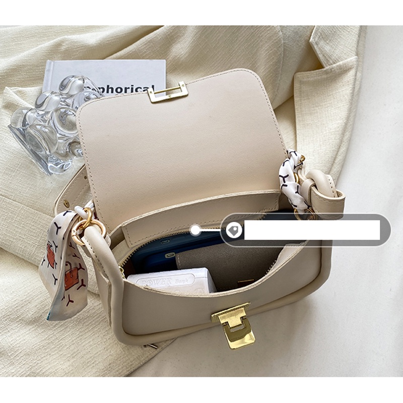 IELGY Túi Đeo Vai Bằng Lụa Thời Trang Hàn Quốc Có Thể Điều Chỉnh Cho Nữ