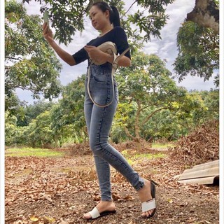 Quần jeans skinny nữ lưng siêu cao co giãn