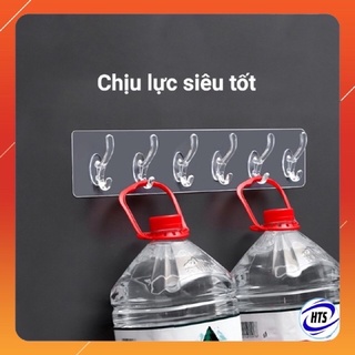 Miếng dán tường 6 móc treo siêu dính