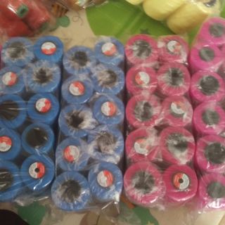 Chỉ màu xanh+hồng