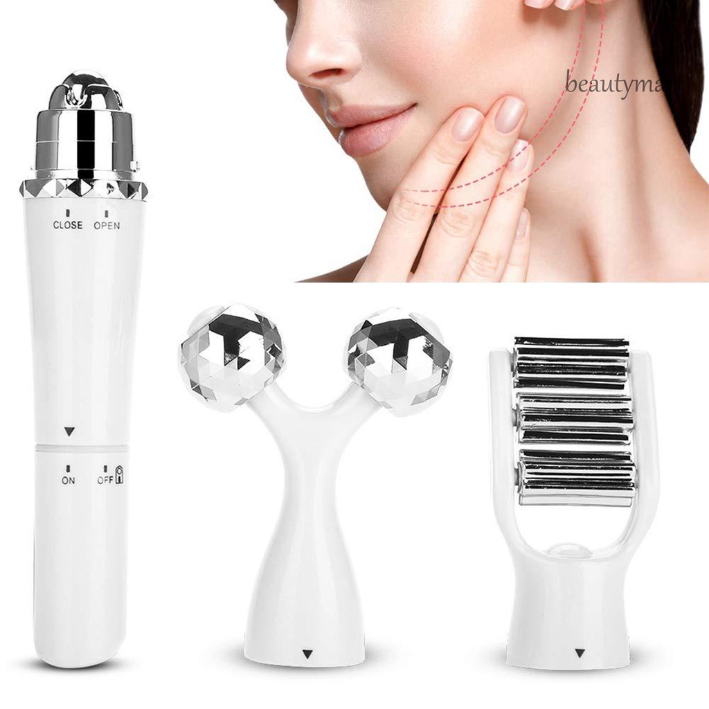 QTM_3D Roller Massager Tightening Skin Depuffs Smooth Surface Facial Skin Body Care Lifting Massagers for Beauty