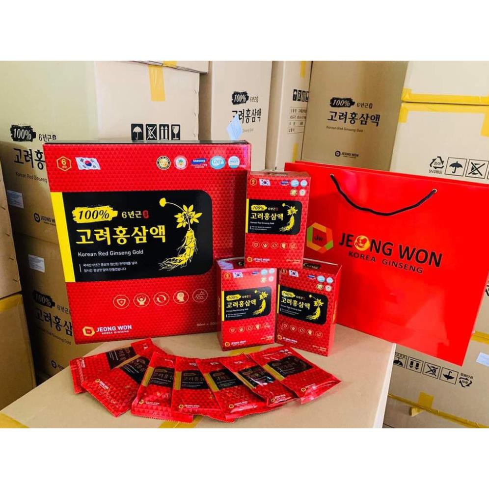 NƯỚC HỒNG SÂM KOREAN RED GINSENG DRINK JEONGWON