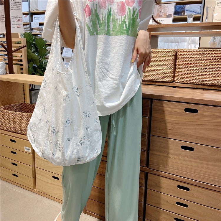 Túi Vải Bụi Cây Hoa Cúc Cỡ Lớn Dây Buộc