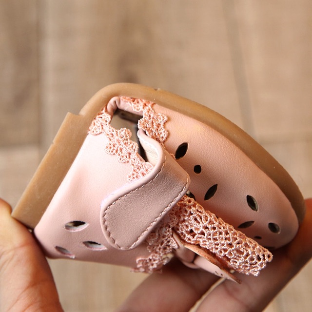 (Thanh lý ) dép sandal cho bé gái - dép cho bé gái loại  1 full hộp hình nơ (Size 15-30)