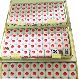 Xí ngầu nghệ hoa 12 ly loại 1 hộp 50 viên