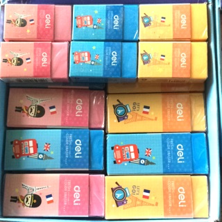 Tẩy chì Deli viên to&nho(tẩy màu/tẩy chì)