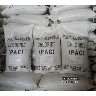 Hóa chất trợ lắng bể bơi PAC 25KG/bao