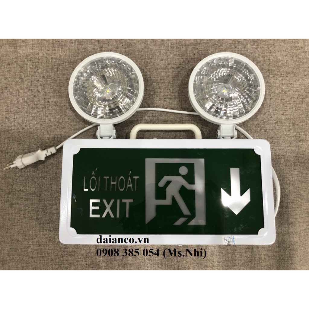 Đèn Chiếu Sáng Sự Cố Kết Hợp Biển Chỉ Dẫn Thoát Nạn Chỉ Xuống YF-203
