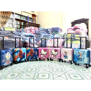 Vali vuông mẫu mới 2022 - NHỆN-SIÊU NHÂN-KITTY-ELSA