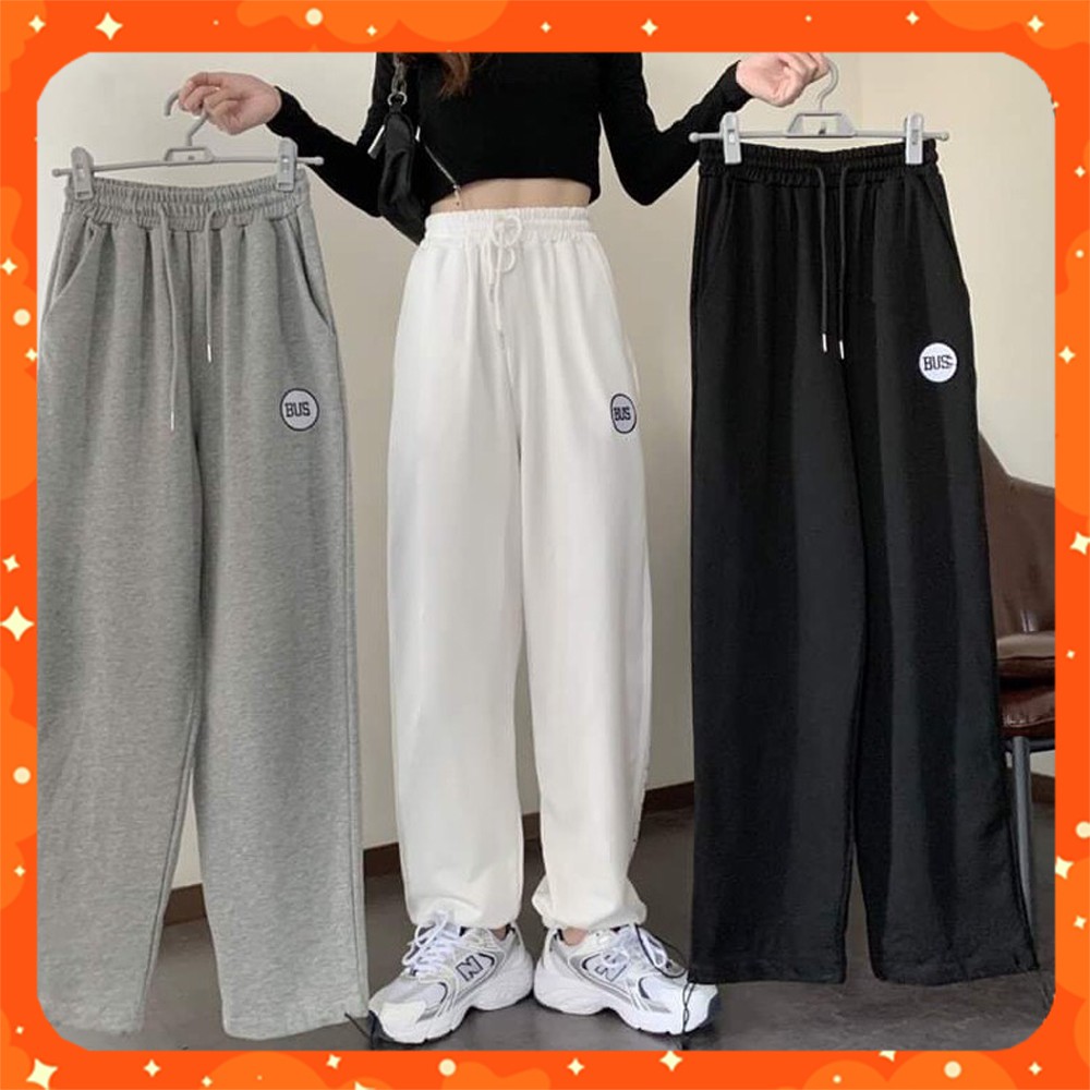 Quần Thun Jogger 3 Màu Unisex 🍀FREESHIP🍀 Quần Thun 2 Kiểu Ống Suông, Chun Bo 3 Màu Unisex