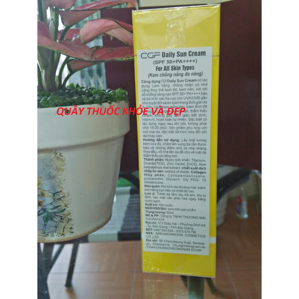 Kem chống nắng đa năng CGF DAILY SUN CREAM | BigBuy360 - bigbuy360.vn
