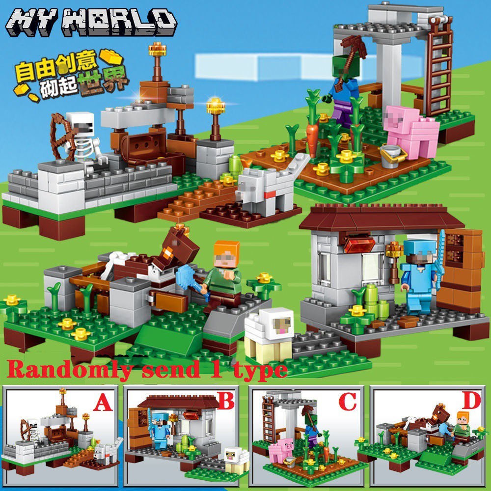 Bộ Đồ Chơi Lắp Ráp Lego Minecraft Cho Bé