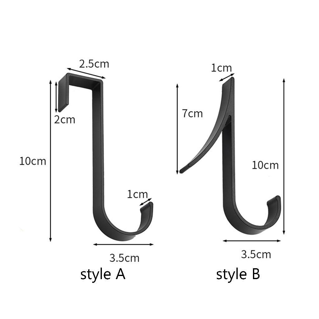 1 / 7 Móc Treo Đồ Gắn Tường Bằng Hợp Kim Nhôm Đa Năng