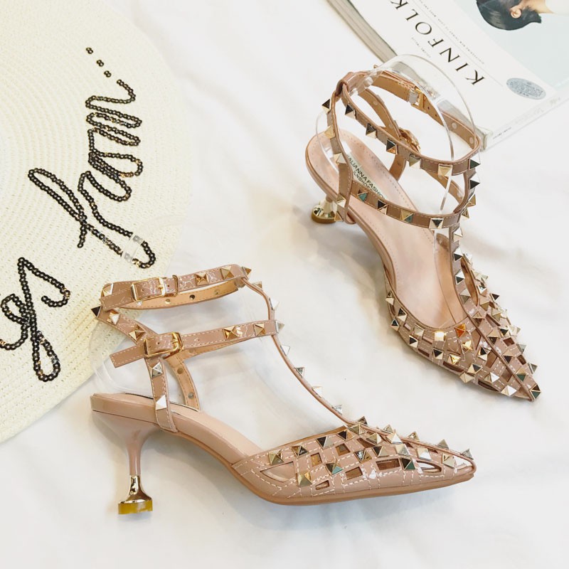 ORDER GIÀY CAO GÓT ĐINH TÁN LA MÃ CAO CẤP 6.5 CM