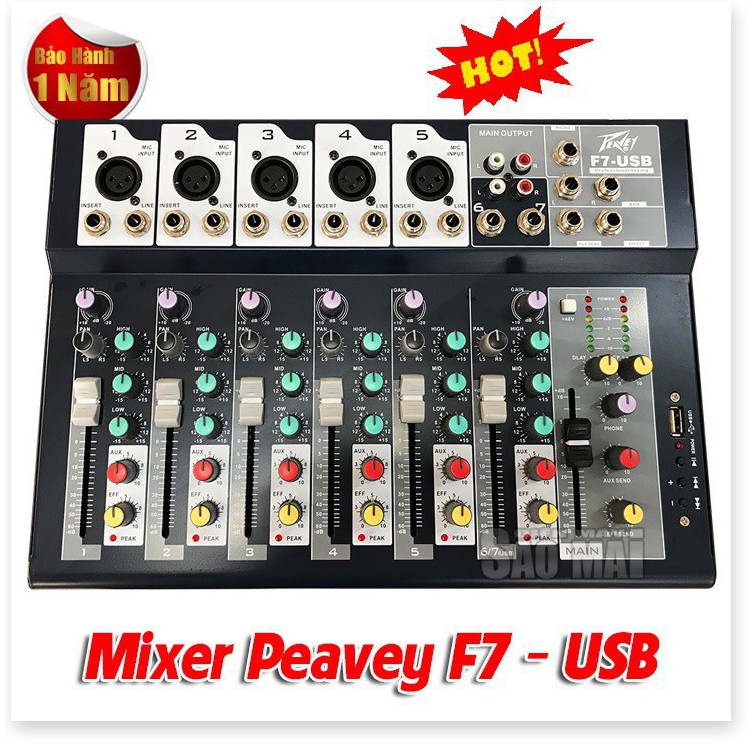 Mixer Peavey F7 USB