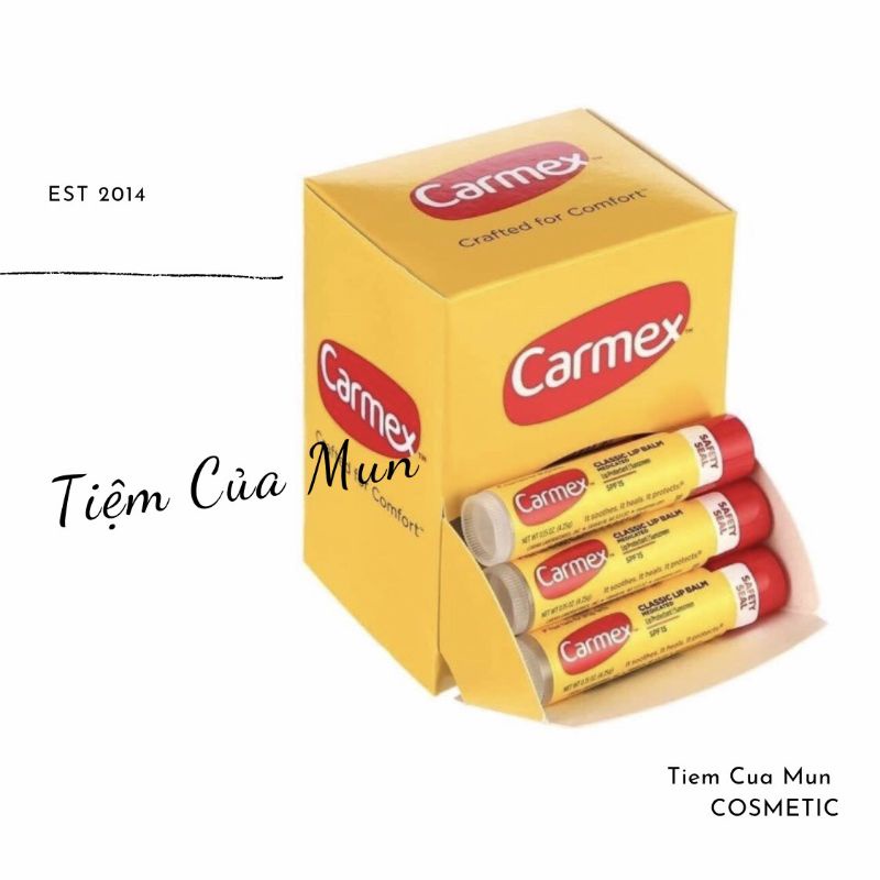 Set 3 thỏi son dưỡng môi Carmex