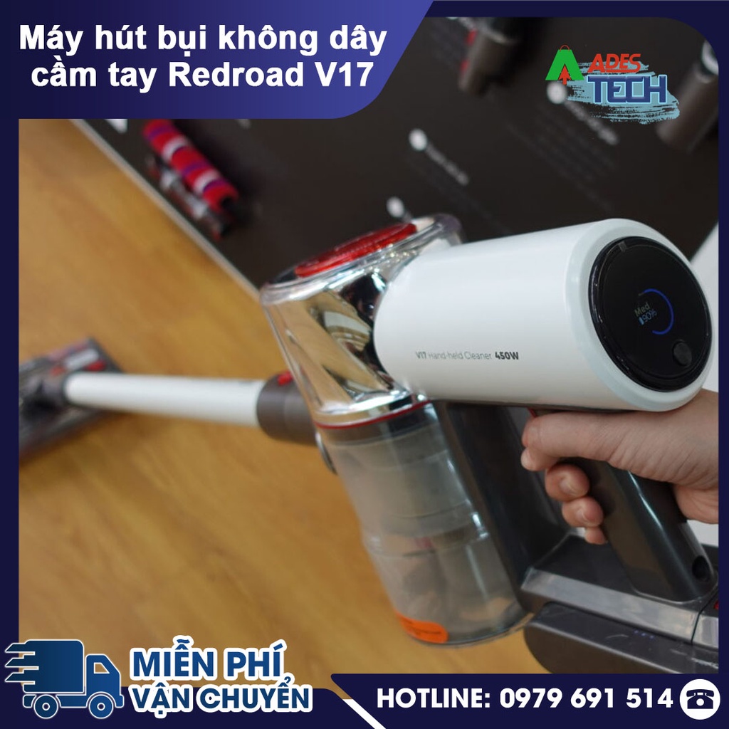 Máy Hút Bụi Cầm Tay Redroad V17 / Redroad V17 Lite | Máy Hút Bụi Không Dây Xiaomi-Bảo Hành 24 Tháng