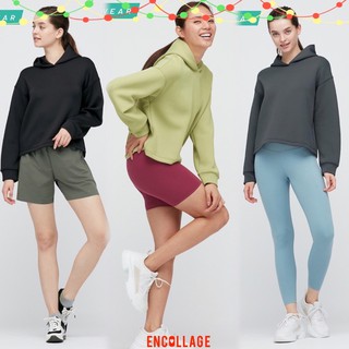 Áo nỉ hoodie nữ có mũ dài tay Uniqlo chất dày xịn mịn