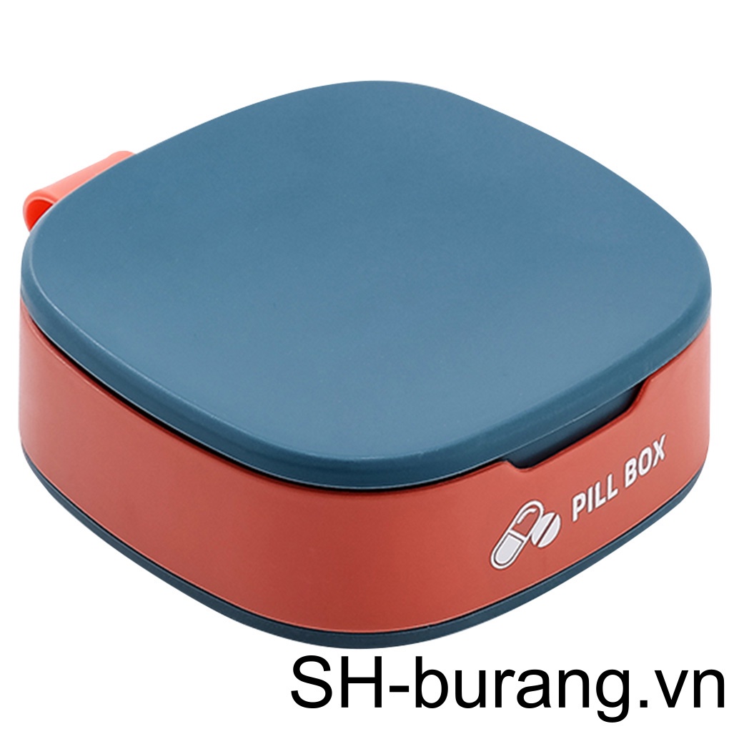 Hộp Đựng Thuốc 4 Ngăn Có Nắp Đậy Tiện Dụng