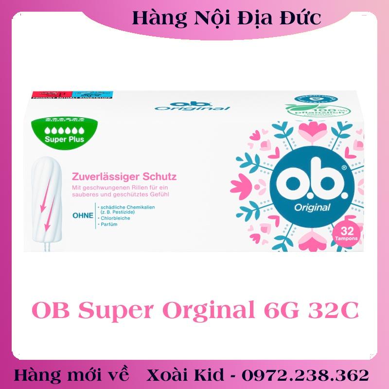 [Có che tên] Băng vệ sinh Tampon Ob Đức - Date mới đủ Bill
