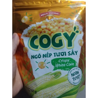 Mẫu mới Ngô nếp tươi sấy Minh Dương Nam Định, Cogy 160g,