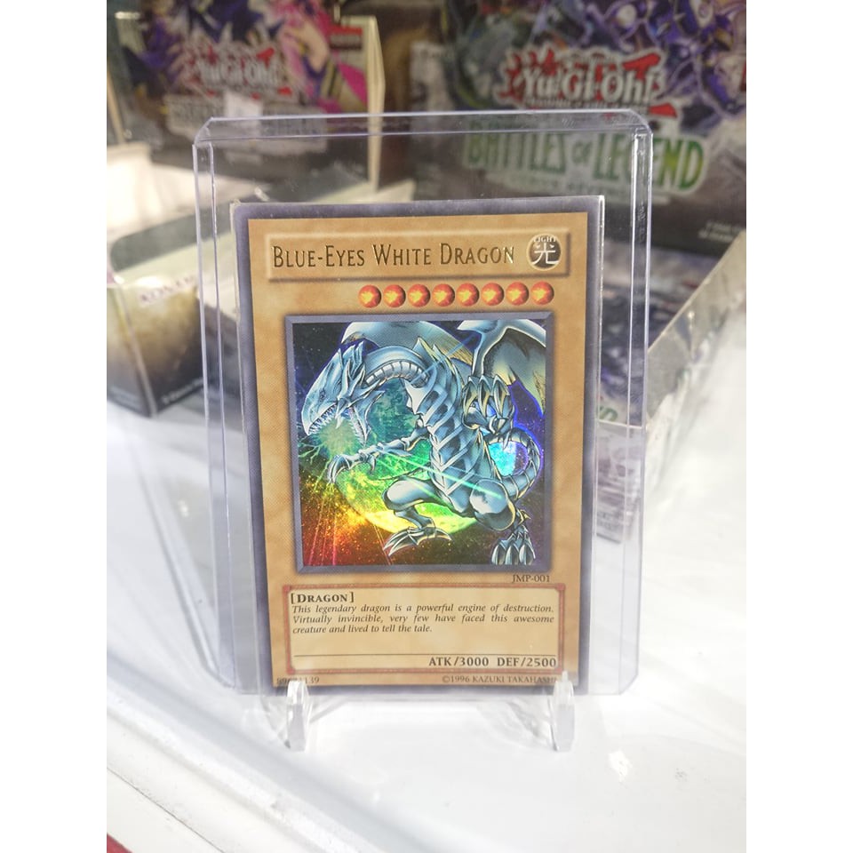 [ Dưa Hấu Yugioh ] Lá bài thẻ bài Blue Eyes White Dragon mã JUMP Cổ – Ultra Rare - Tặng bọc bài nhựa bảo quản - H